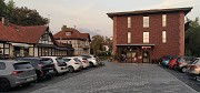 Ferienbahnhof Reichenbach: Hotelparkplatz