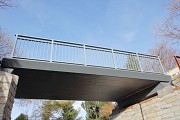 GFK-Brücke, Solingen: Untersicht von Osten