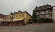 Hotel Prinz Carl: Altbau mit Eiermann-Erweiterung