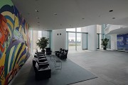 Bundeskanzleramt: Sitzecke in der Sky-Lobby, Bild 1