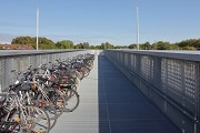 wupsi Radparken: Dachebene mit Fahrrädern