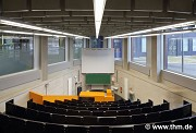 BFS, JLU Giessen: ground floor, small lecture hall, axial view with ghost (photo: Reuter)