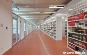 Marburg university library: 1st shelf-rows, fig. 1 (photo: Yüzer, Gülenc, Schmidt)