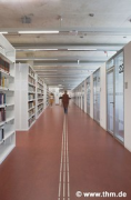 Marburg university library: shelf rows, fig. 2 / ghost (photo: Sowa, Theiss, Schilken, Wagner, Suchfort, von der Heid, Franke)