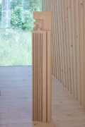Timber Prototype House, Apolda; IBA Thüringen: CNC-milled mock-up beam