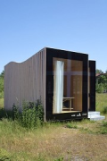 Timber Prototype House, Apolda; IBA Thüringen: southern view, zoomed