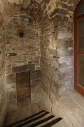 Aachen town-hall, inside Granus-tower: basement door