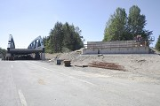 A45-Brücke, Haiger: Brücke neben finalem Auflager
