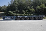 A45-Brücke, Haiger: Selbstfahrender Plattform-Modultransporter (SPMT), Bild 1