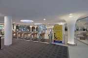 Unterwasserfahrradparkhaus, Amsterdam: Haupteingang von aussen