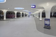 Unterwasserfahrradparkhaus, Amsterdam: Haupterschließungsgang