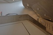 Unterwasserfahrradparkhaus, Amsterdam: Treppe Bahnhofsausgang