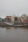 Unterwasserfahrradparkhaus, Amsterdam: Nordostansicht Zugang