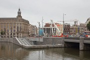 Unterwasserfahrradparkhaus, Amsterdam: Nordansicht Zugang