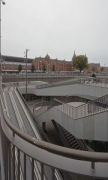 Unterwasserfahrradparkhaus, Amsterdam: Treppenauge des Zugangs, Bild 1
