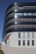 KUKA, Augsburg: Südliche Gebäudeecke