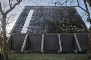 Notkirche Ratingen-Eggerscheidt: Ostansicht
