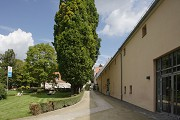 Schloss Kranichstein: Aufgang zum Haupteingang