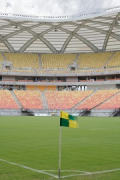 Arena da Amazônia: Innenansicht, Detail Eckfahne