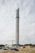 ThyssenKrupp Aufzug-Testturm nahe dran