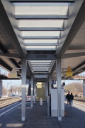 Bahnhof Leverkusen-Opladen: Untersicht Überdachung, Blick nach Norden