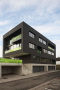 Bauverein Gevelsberg: Südostansicht, Garagen