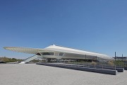 Eurogare, Mons: Ansicht Bahnhofshalle von Südwesten, Bild 2