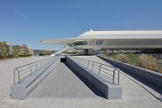 Eurogare, Mons: Westeingang Bahnhofshalle von Südwesten