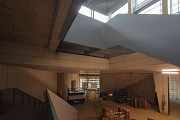 Freilichtmuseum Detmold: Blick von zentralem Treppenpodest ins Foyer