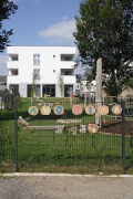 Rüdesheimer Platz: Südansicht Neubau 1
