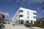 Rüdesheimer Platz: Südwestansicht Neubau 1