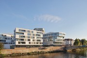 Sparkasse Neu-Ulm: Donauansicht Ensemble, entfernt