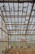 Gewächshaus Uni Bonn: NO-Fassade mit Lüftungsöffnungen