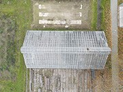 Gewächshaus Uni Bonn: Senkrechte Dachaufsicht