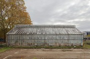 Gewächshaus Uni Bonn: Nordwestfassade