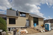 Stahlfachwerkhaus Volketswil: Nordwestansicht