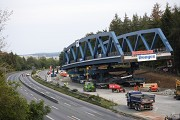 A45-Brücke, Haiger: Brücke setzt sich in Bewegung