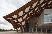 Centre Pompidou-Metz: Nordwestliche Gebäudeecke
