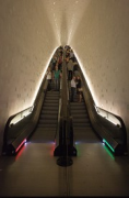 Elbphilharmonie: Unterer Zugang der großen Rolltreppe