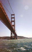 Golden Gate Brücke: Brückenuntersicht vom Nordufer