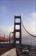 Golden Gate Brücke: Auf der Brücke