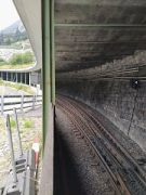 Teufelsbrücken, Gotthardpass: Gleiskörper Zahnradbahn in Schutz-Galerie