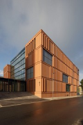 Justizzentrum Bochum: Saalgebäude-Ansicht Josef-Neuberger-Straße