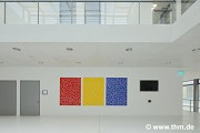 Neue Chemie, JLU Gießen: Kunst im Hörsaalzentrum-Foyer; Foto: Mehl (Demo)