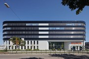 KUKA, Augsburg: Südwestfassade Gebäudeecke