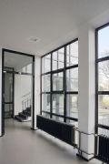 KatHo Aachen: Übergang Treppenhauserweiterung zur Bestandsfassade