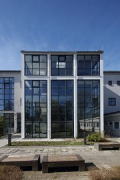 KatHo Aachen: Erweitertes Haupttreppenhaus, Ostfassade