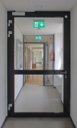 KatHo Aachen: Brandschutztür im eingeschossigen Verwaltungstrakt