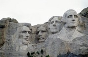 Mount Rushmore: Nahaufnahme der Präsidentenportraits