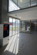 Parkhaus P5, Mannheim: Vorraum mit Parkautomaten, Bild 1